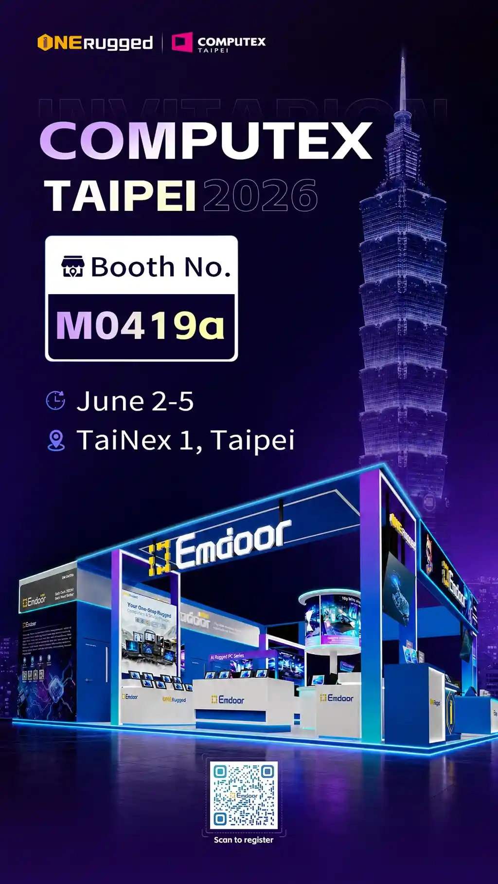 COMPUTEX 2026,亿道三防 COMPUTEX 2026,亿道三防