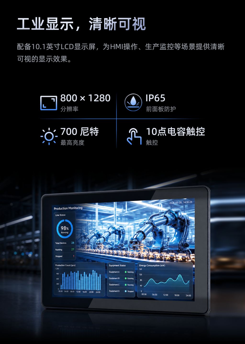亿道三防P系列工业平板